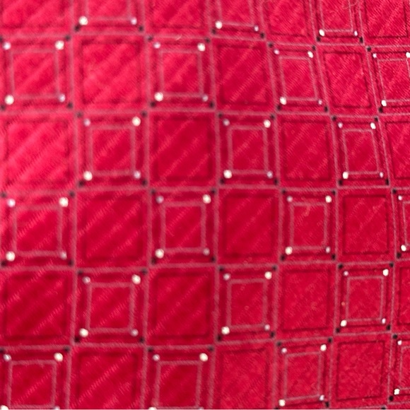 DKNY Red Silk Tie - Picture 8 of 10